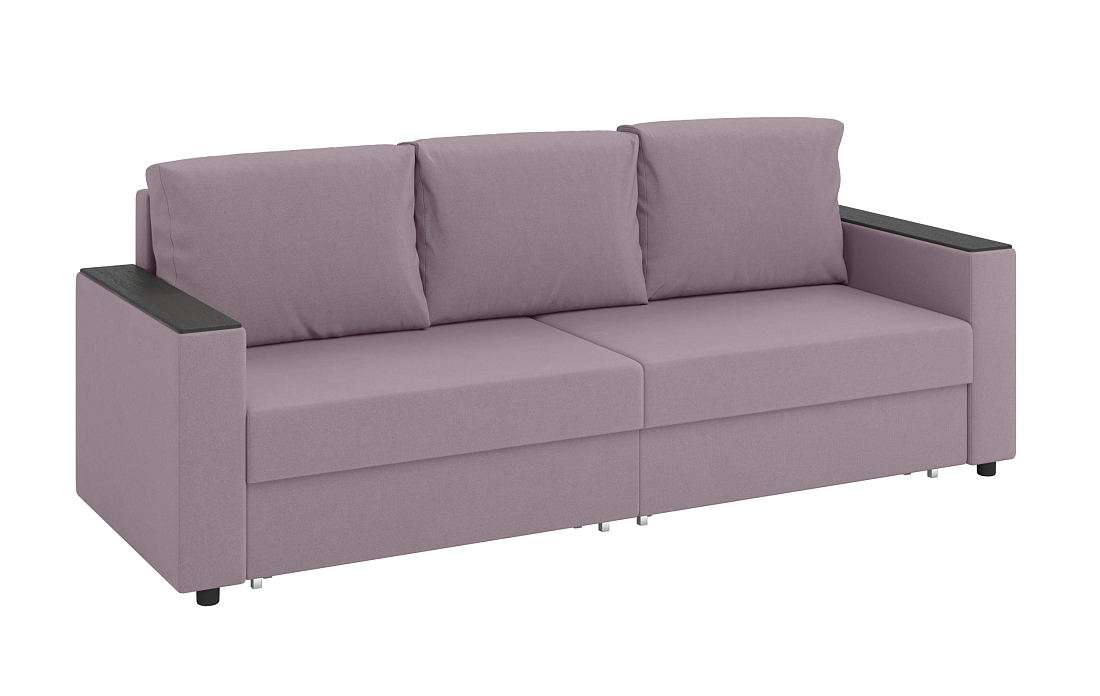 Гермес / Диван - кровать 3-х мест велюр велутто пастельно-розовый 11